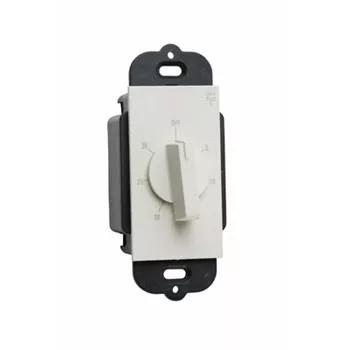 Pass & Seymour 97030-LA 30 Minute Light Almond Decorative Wall Box Rotary Timer