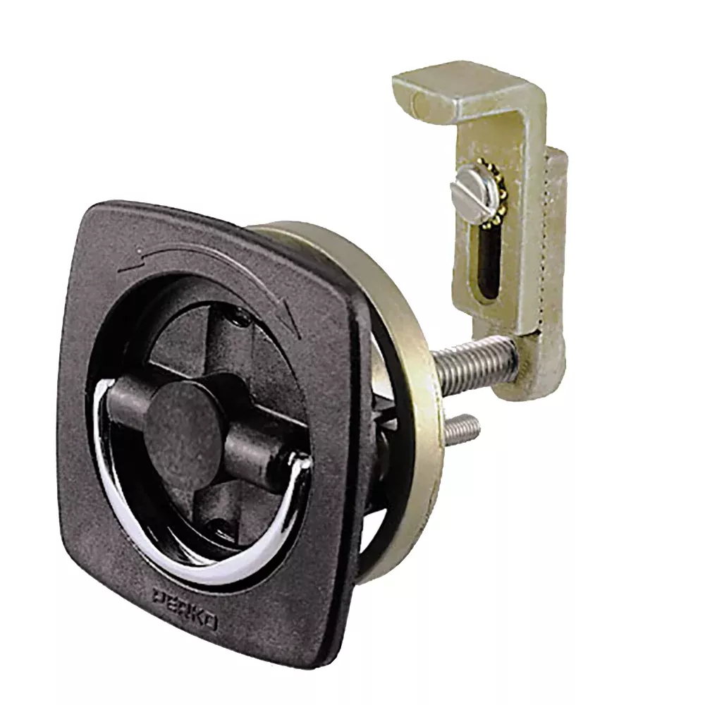 Perko Flush Latch NonLocking 25 x 25 wOffset Adjustable Cam Bar 0932DP2BLK