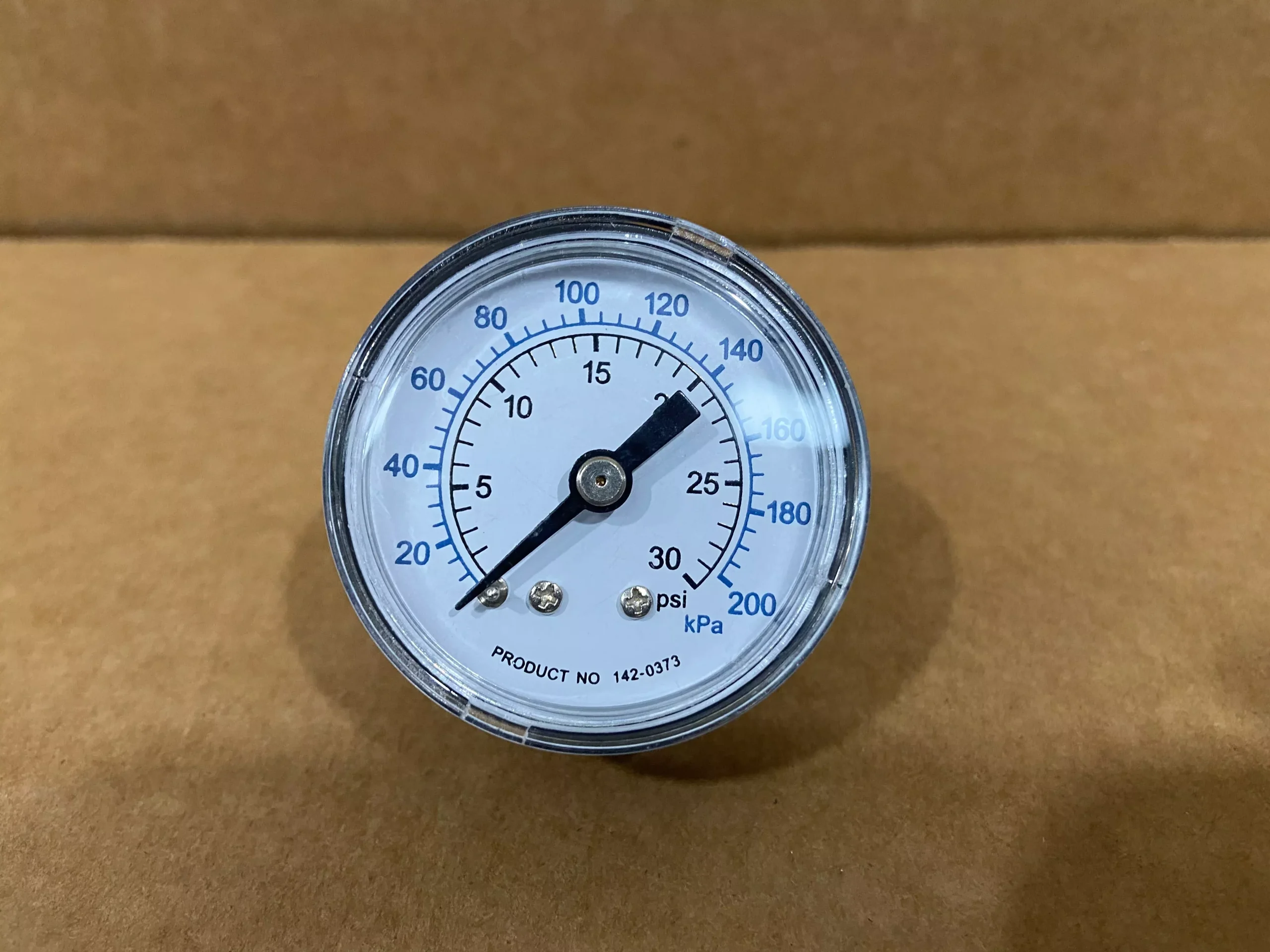 Pressure Gauge 0-30 PSI, 0-200 KPA
