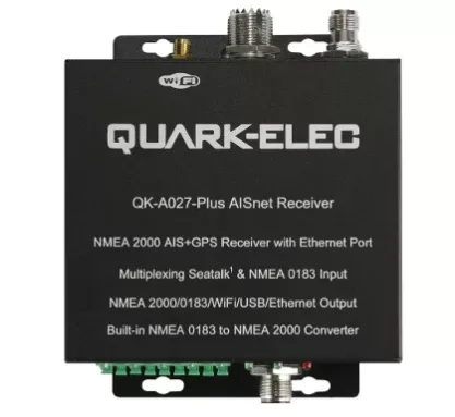 Quark-Elec NMEA 2000 AIS+GPS Receiver with NMEA Multiplexer and Ethern