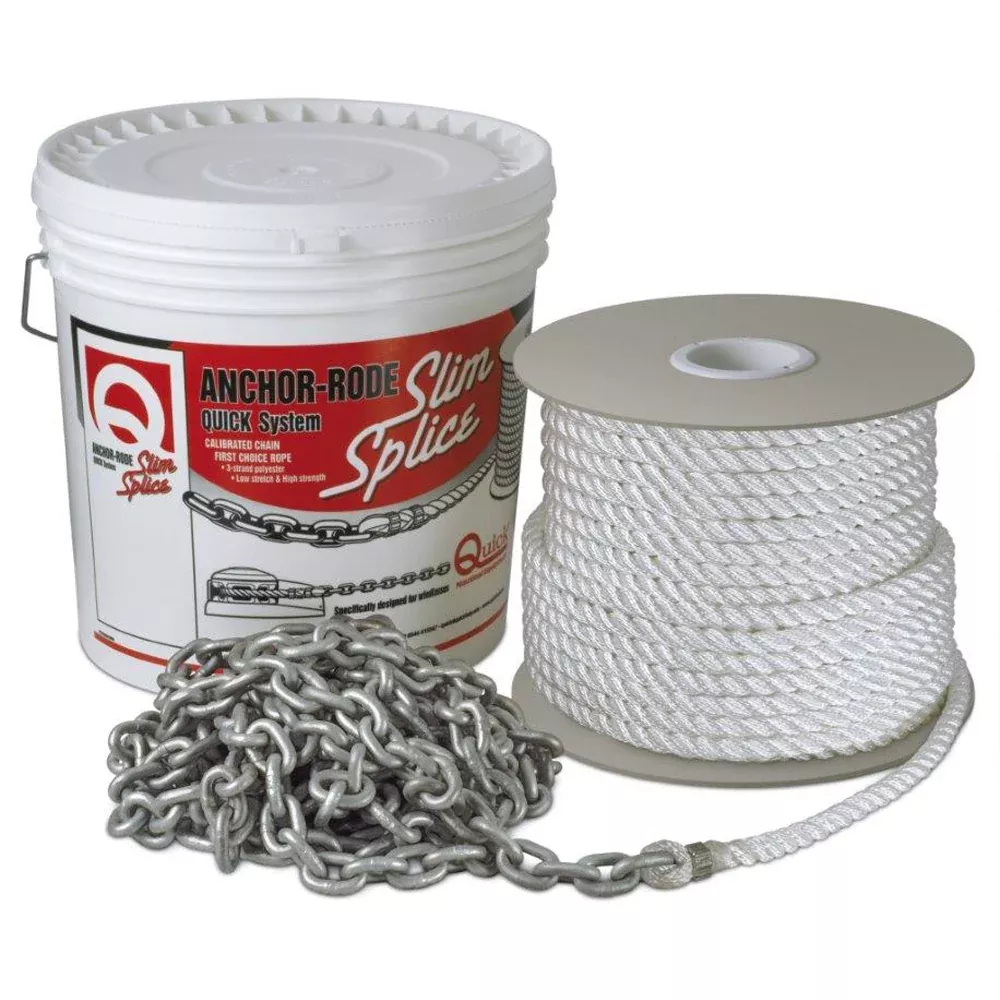 Quick Anchor Rode - 15' of 7mm Chain 200' of 1/2" Rope [FVC070312120Q0
