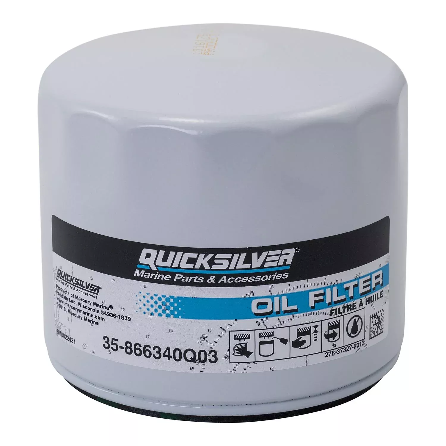 Quicksilver Oil Filter 866340Q03 for MerCruiser Engines