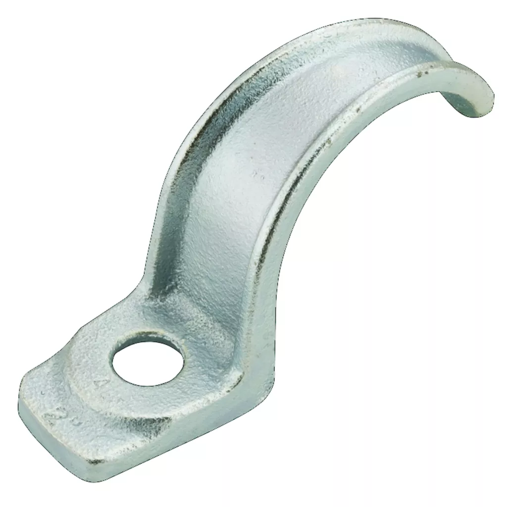 Raco 1316 4" Rigid/IMC 1-Hole Strap, Malleable Iron