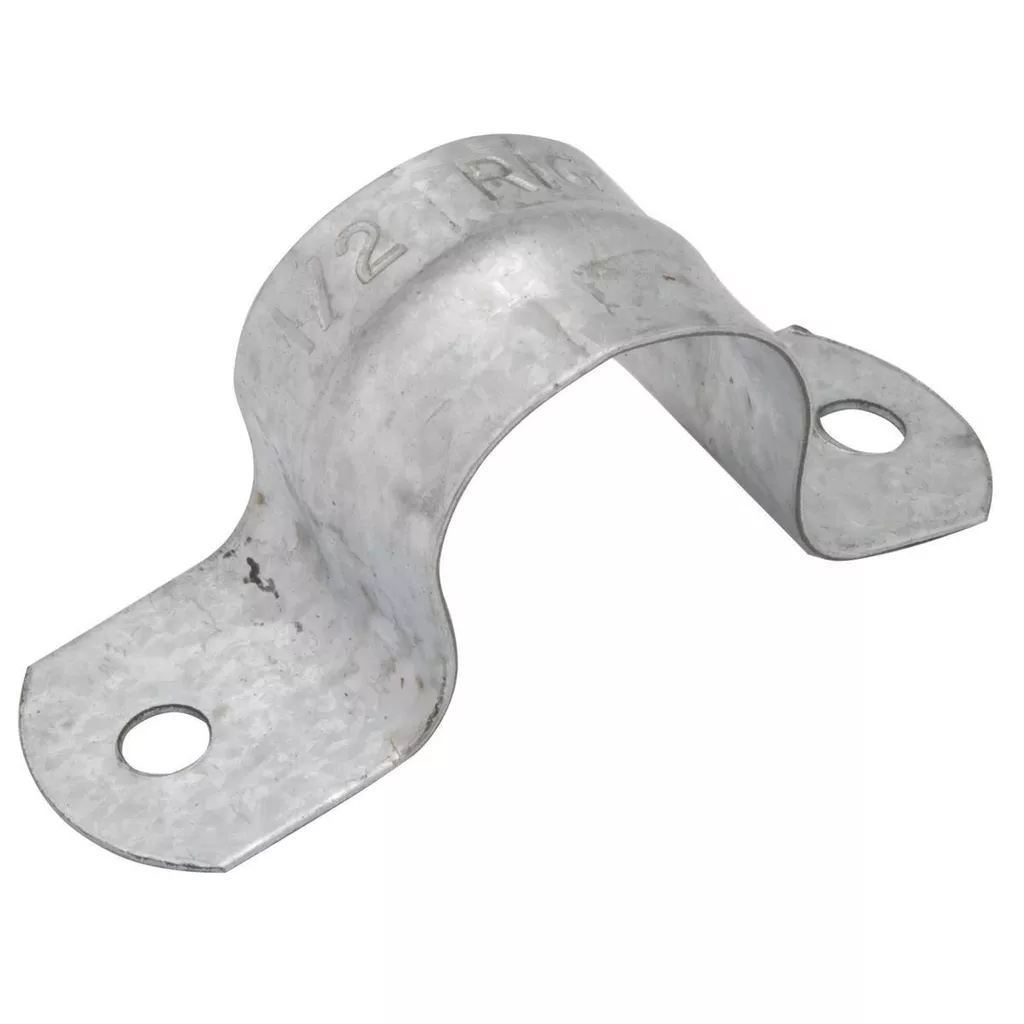 Raco 2233 3/4" 2-Hole Rigid/IMC Strap, Steel