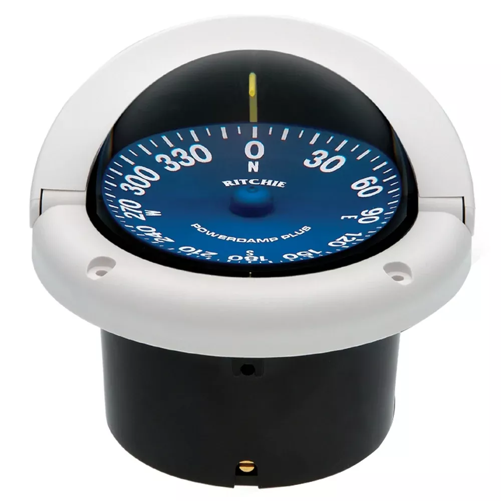 Ritchie SS1002W SuperSport Compass Flush Mount White SS1002W