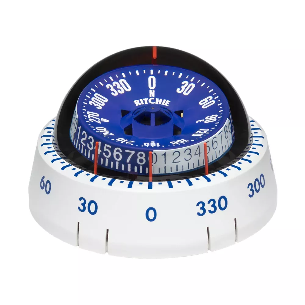 Ritchie XP98W XPort Tactician Compass Surface Mount White XP98W