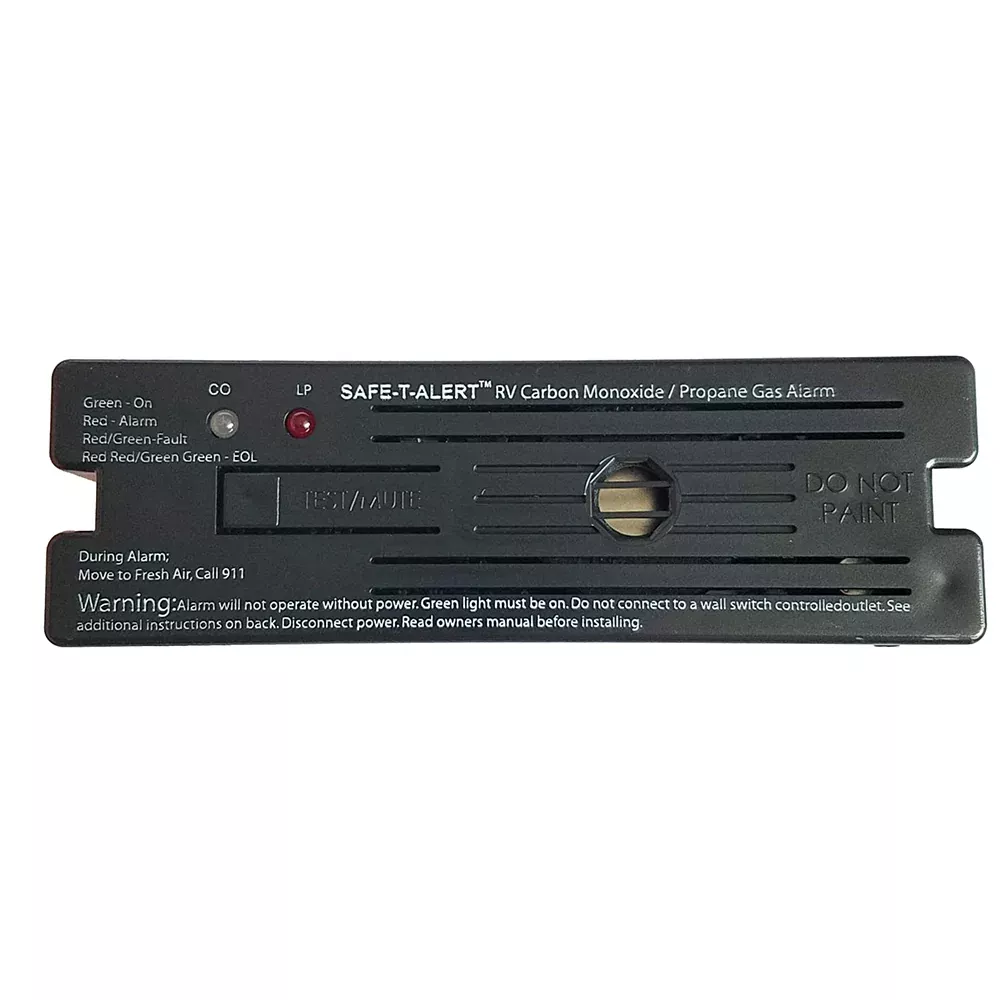 SafeTAlert Combo Carbon Monoxide Propane Alarm Surface Mount Black 35741BL