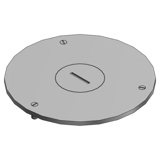 SC P-90-1 CVR PLT DIA 2-13/16IN PLG