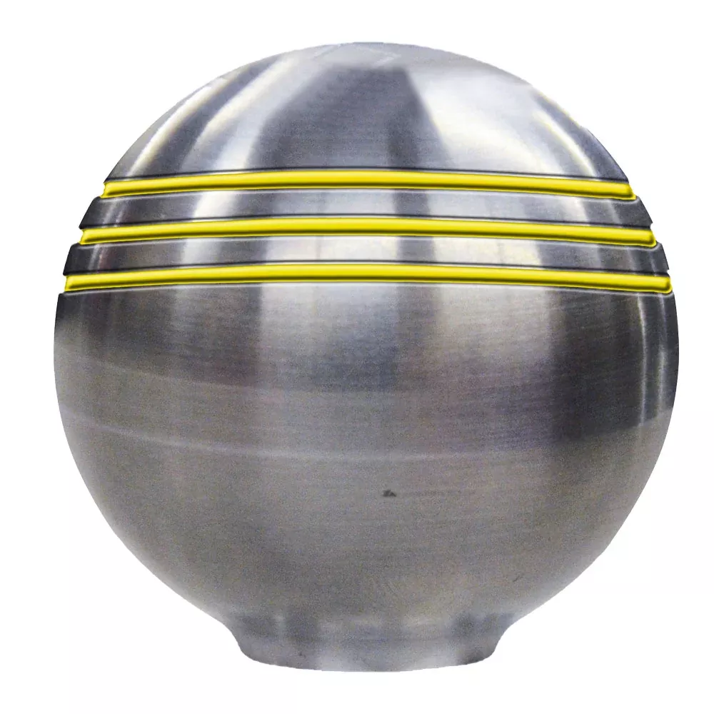 Schmitt Marine Throttle Knob 178 Gold Grooves 50048