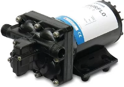 Shurflo - Blaster II Washdown Pump - Black - 45 PSI - 3.5 GPM - 9" x 5