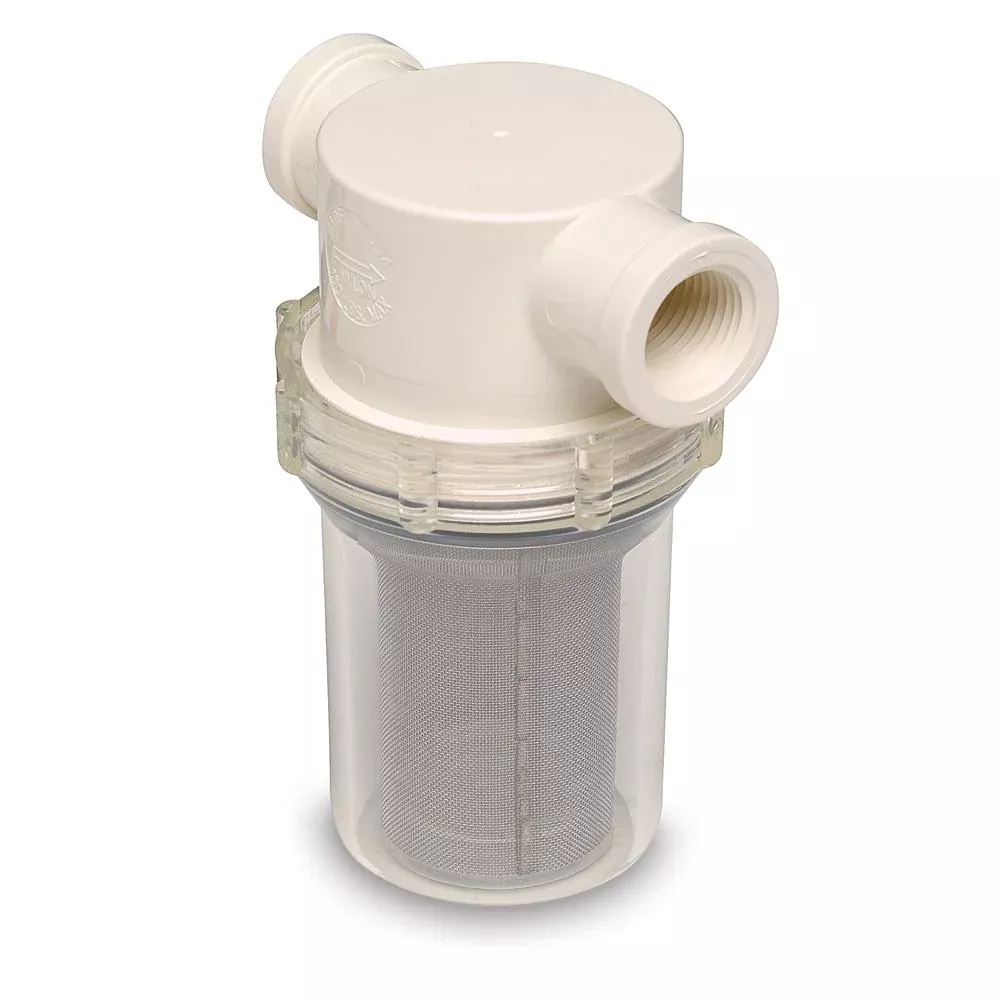 Shurflo by Pentair 1/2" Raw Water Strainer w/Bracket & Fittings - 50 M