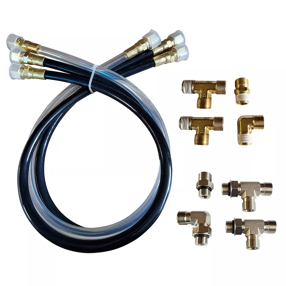 SI-TEX Autopilot Hydraulic Steering Installation Kit w/Hoses & Fitting