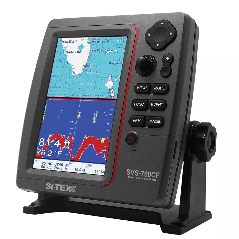 SI-TEX GPS Dual Frequency 600W Sonar System - 7 Color LCD w/Internal E