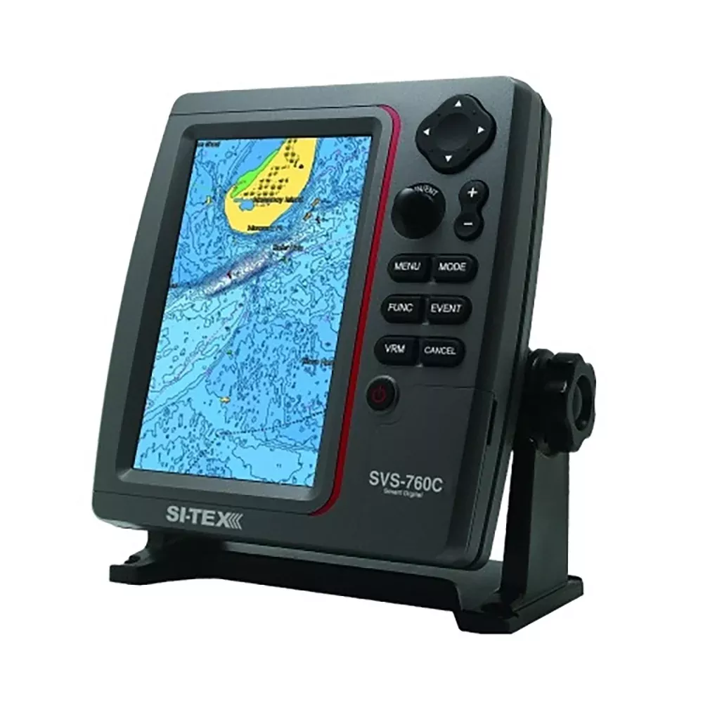 SI-TEX Standalone 7 GPS Chart Plotter System w/Color LCD, External GPS