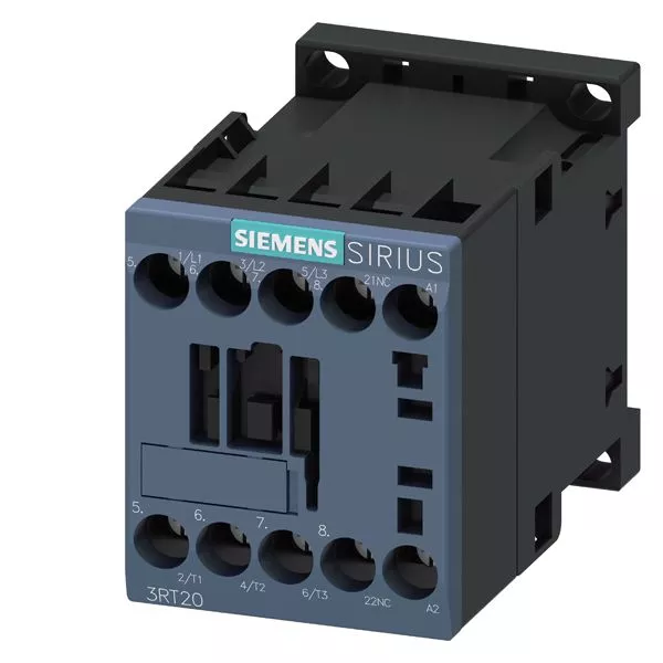Siemens 3RT20161AF02 CONTACTOR S00 9A 1