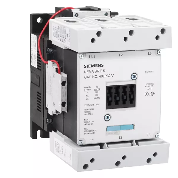 Siemens 40LP32AH CONTACTOR, SZ5,3PH,OPN