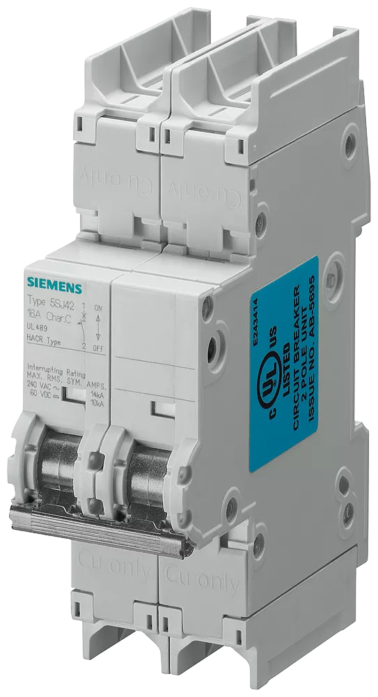 Siemens 5SJ4250-7HG41 MCB 5SJ4 2P 240V