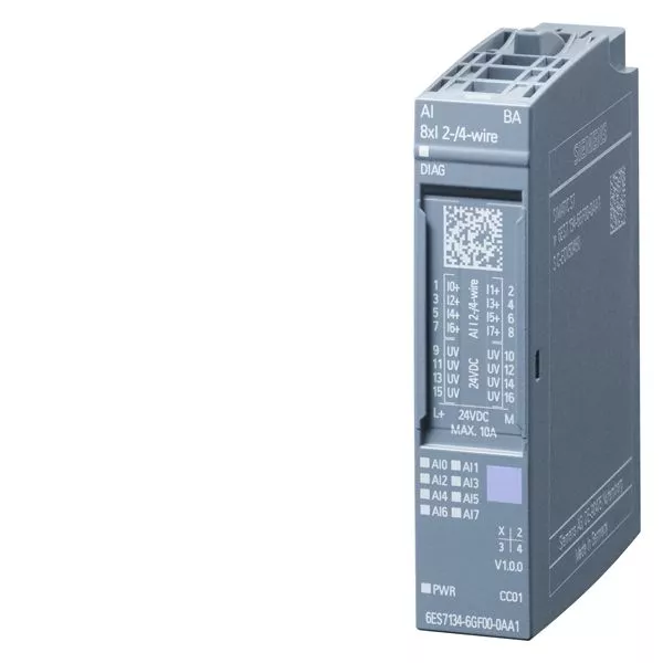 Siemens 6ES71346GF000AA1 ET 200SP, AI 8