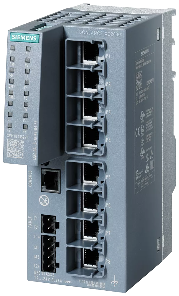 Siemens 6GK52080GA002AC2 SCALANCE XC208