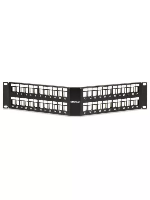 SIGM 48U-HDMMP 48-PORT FIELD-CONFIGURABLE PATCH PANEL 2 RMU