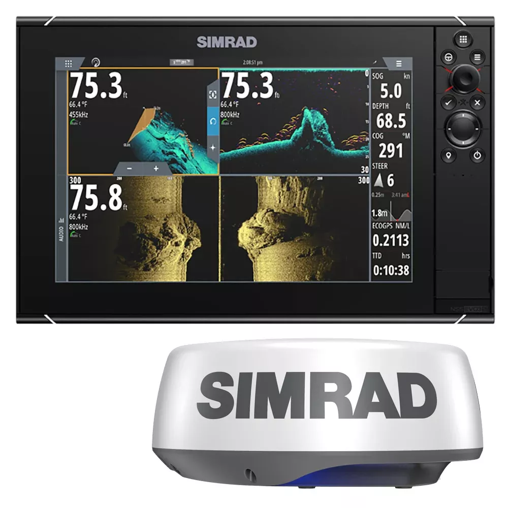 Simrad NSS12 evo3S Combo Multi-Function Chartplotter/Fishfinder Radar