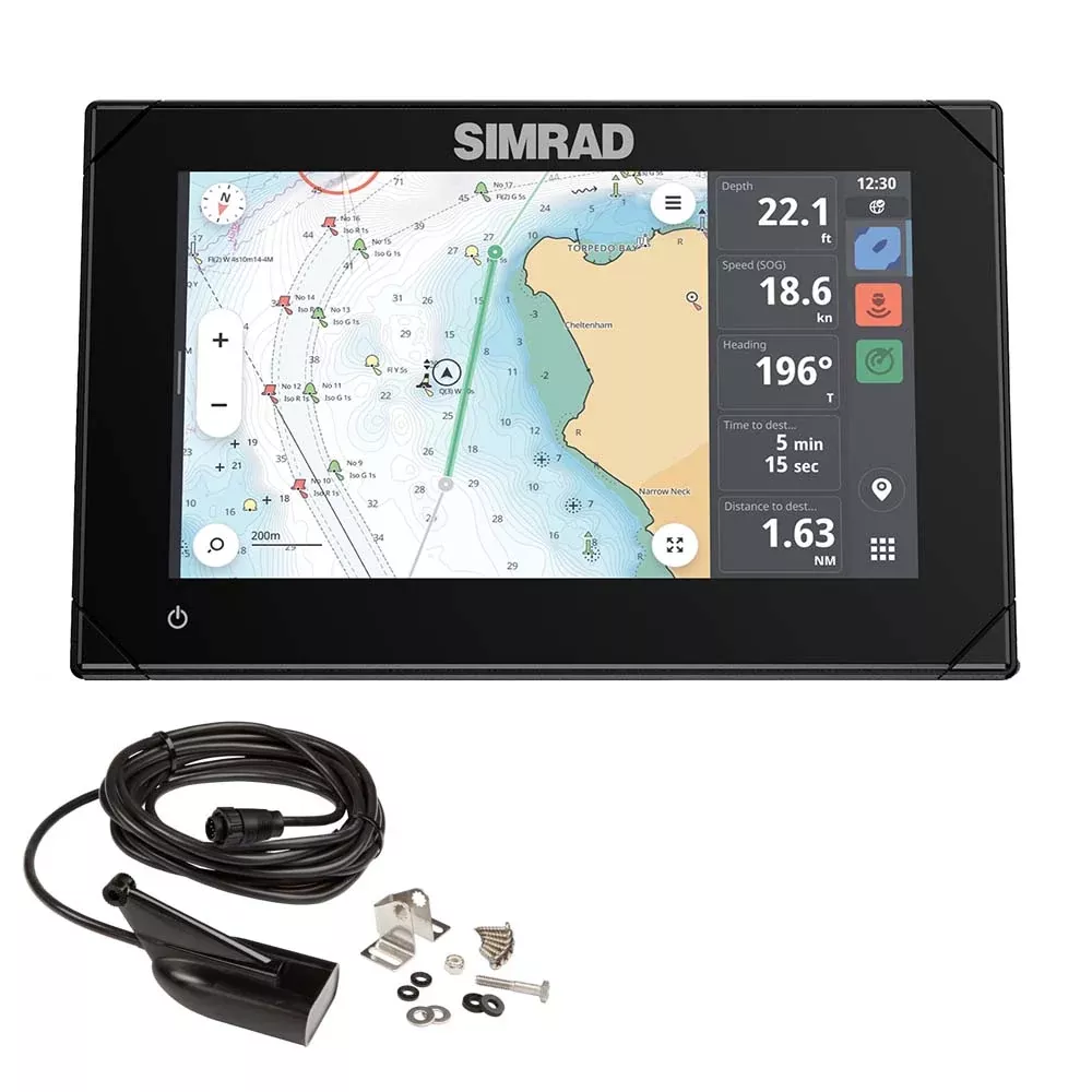 Simrad NSX 3007 7" Combo Chartplotter Fishfinder w/HDI Transducer [000