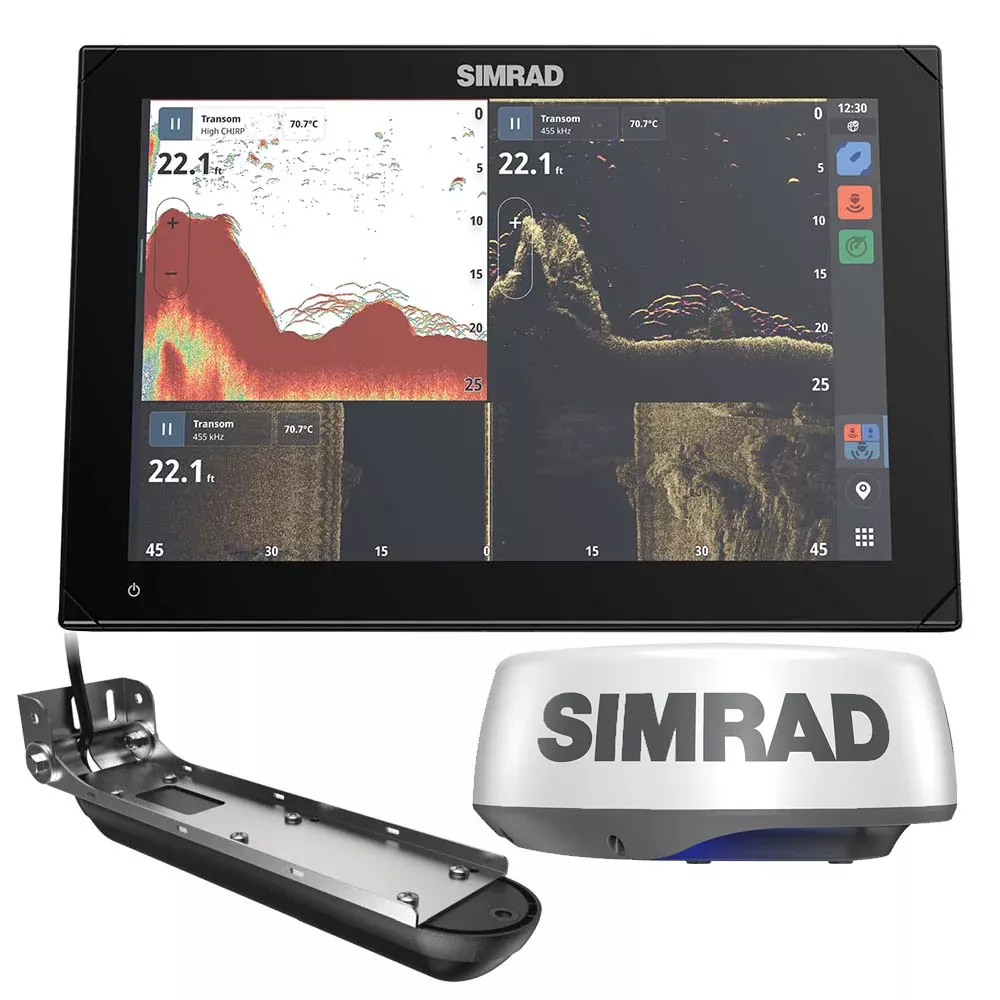 Simrad NSX 3012 Radar Bundle - HALO20+ Radar Dome Active Imaging 3-in-