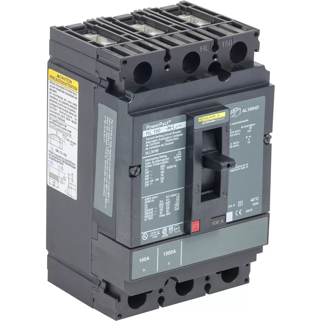 SQD HLL36080LV Circuit breaker, Pow