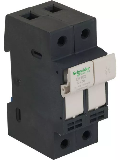 Square D DF102 10 x 38 mm 690 Volt 32 Amp 2-Pole Fuse Holder