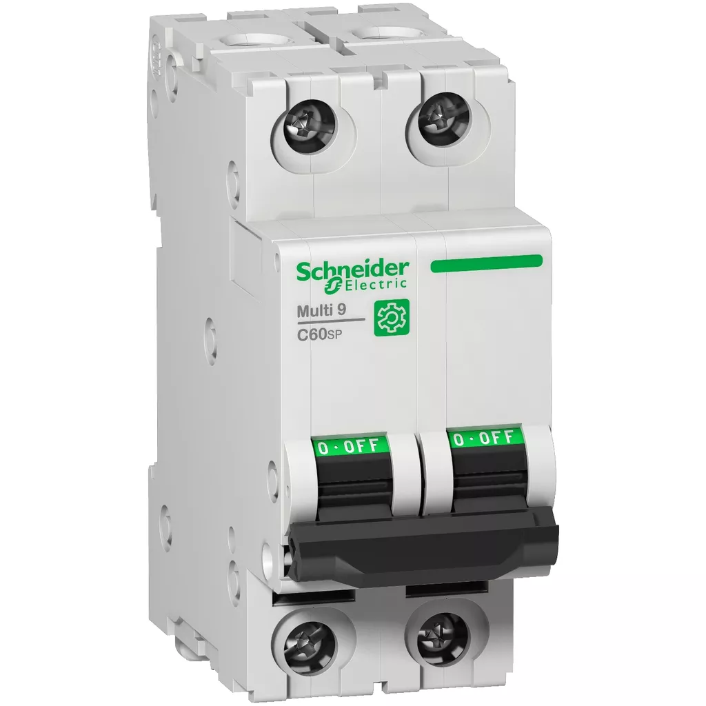 Square D M9F21240 Miniature Circuit, MULTI9 C60SP 2P B 40A MCB