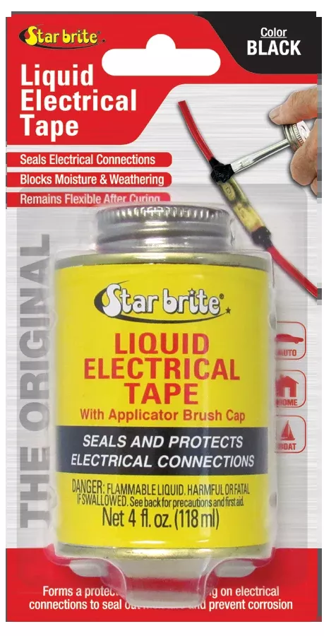 Starbrite - Liquid Electric Tape - Black - 4 oz. - 84104