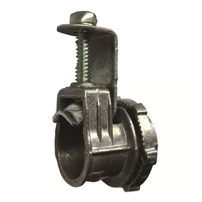 Steel City XC 2200 C 50/Pack 3/8 Inch NMSC Die-Cast Saddle Type Connector