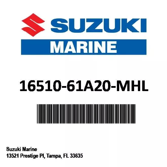 Suzuki - Filter, oil - 16510-61A20-MHL