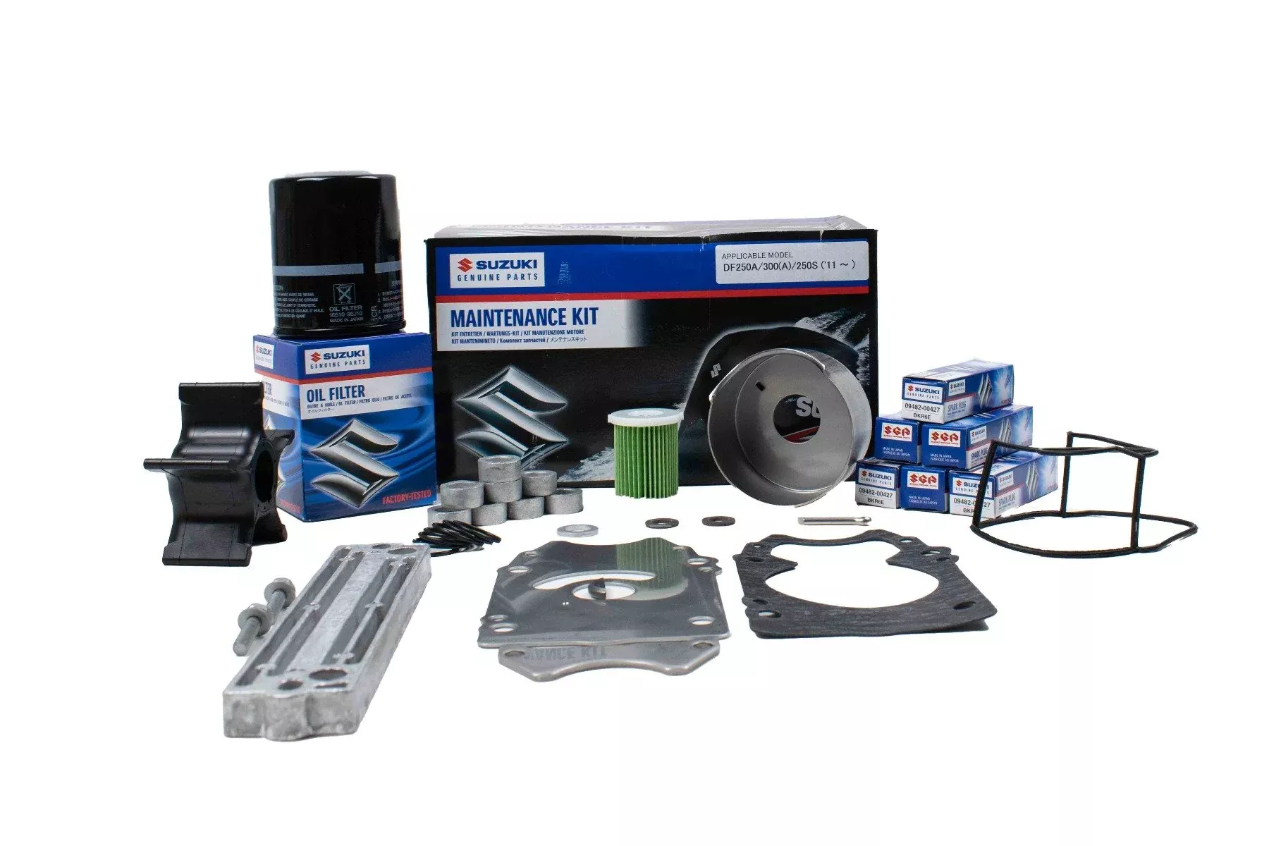 Suzuki Outboard Maintenance Kit for DF250AP, DF300A, DF300AP, DF250SS (2011-Current) - 17400-98863 - Supersedes 17400-98862