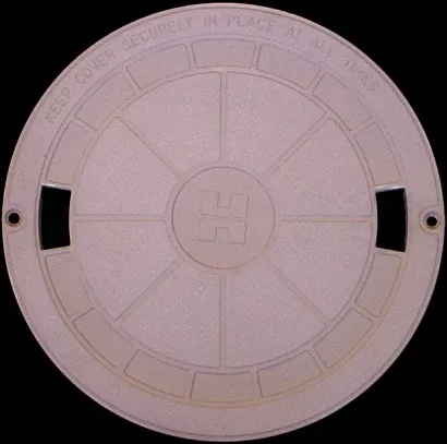 SWIMMING POOL SKIMMER BASKET COVER
