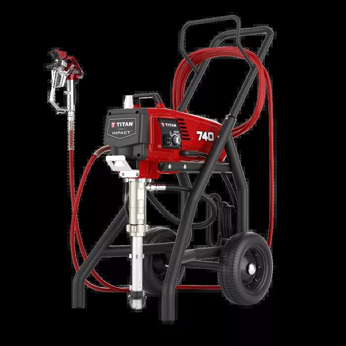 Titan Impact 740 3300 PSI @ 0.80 GPM Electric Airless Paint Sprayer - High Rider