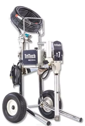 TriTech Industries T7 Complete 3300 PSI @ 0.77 GPM 1.6 HP Electric Airless Sprayer - Stand