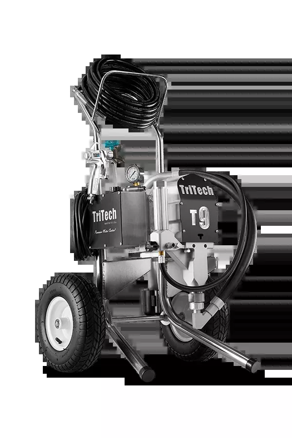 TriTech Industries T9 Complete 3300 PSI @ 1.05 GPM 2.1 HP Electric Airless Sprayer - Hi-Cart