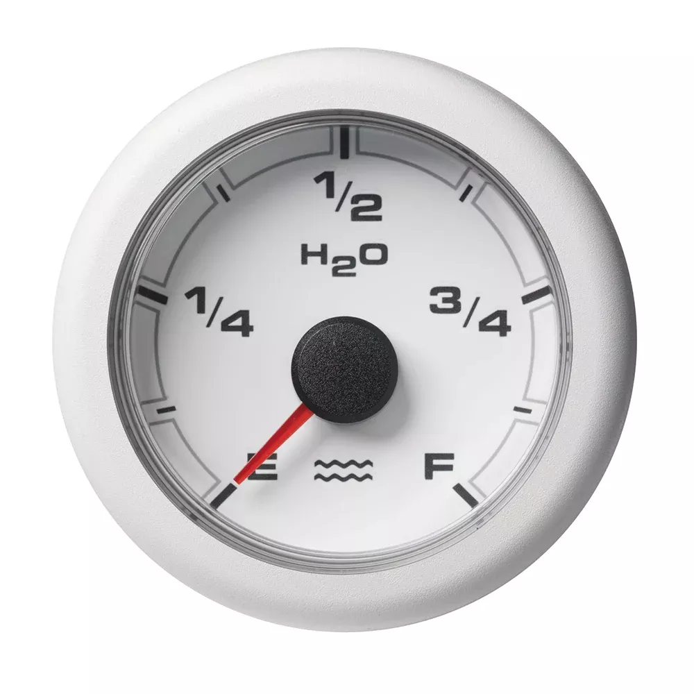 Veratron 52MM (2-1/16") OceanLink Fresh Water Empty Gauge - White Dial