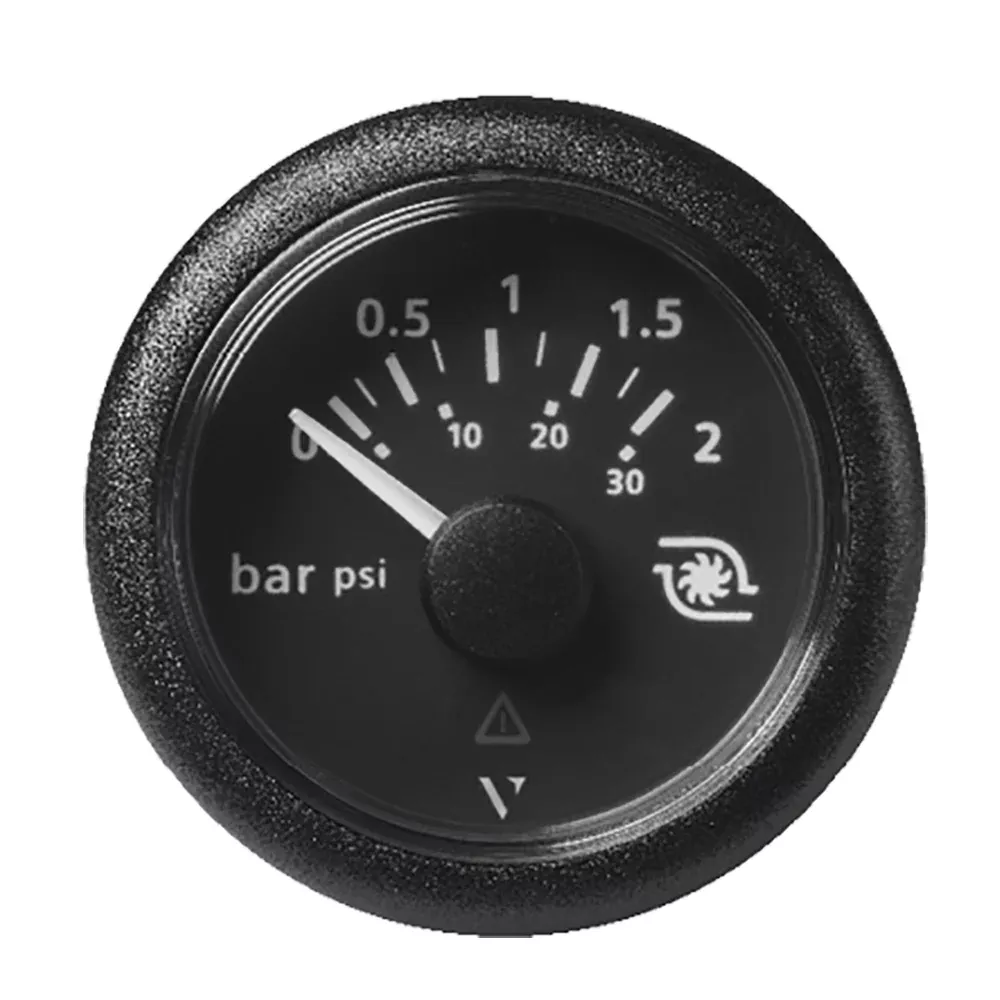 Veratron 52MM (2-1/16") ViewLine Boost Pressure Gauge 2 Bar/30 PSI - B