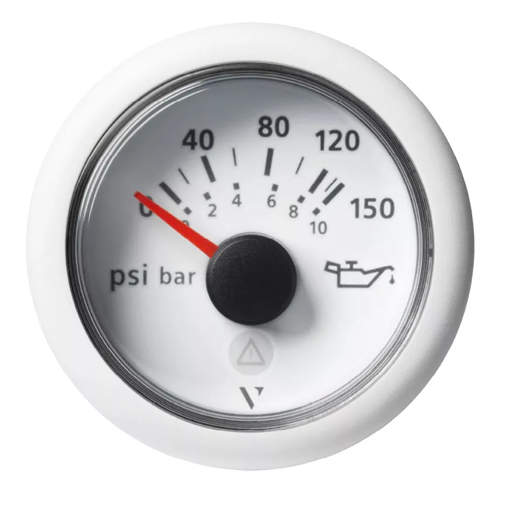Veratron 52mm (2-1/16") ViewLine Engine Oil Pressure Gauge - 150 PSI -