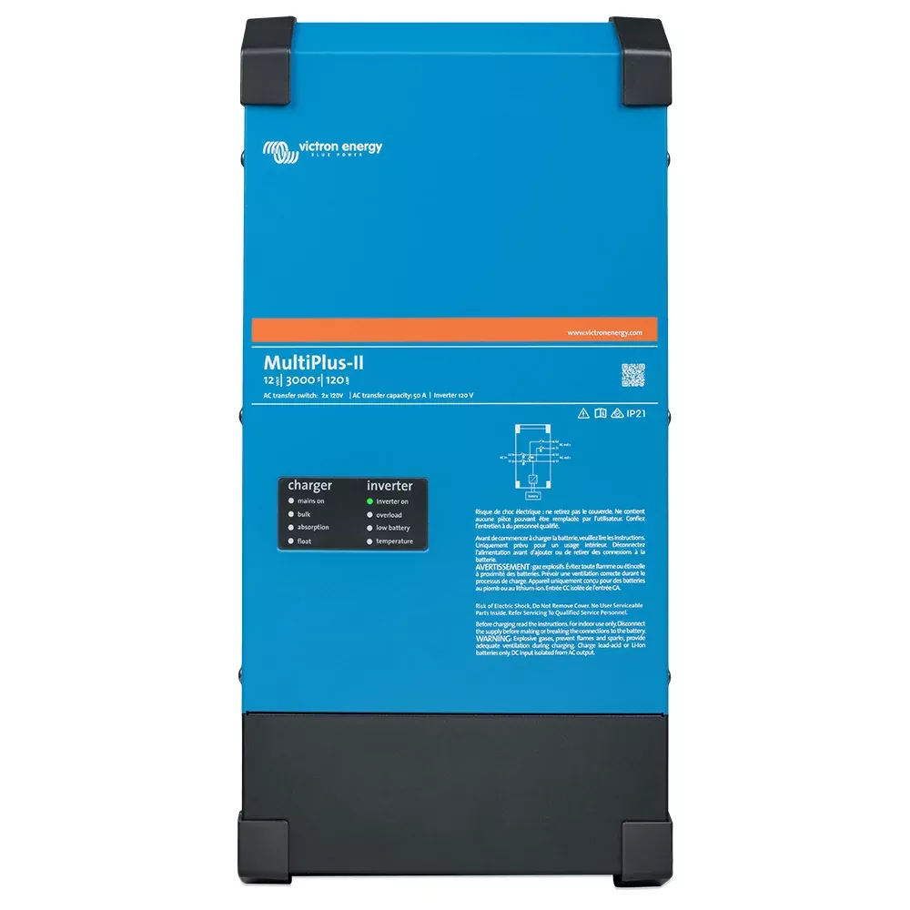 Victron MultiPlus-II 12/3000 - 120-50 - 2x 120V (UL 458) [PMP122305102