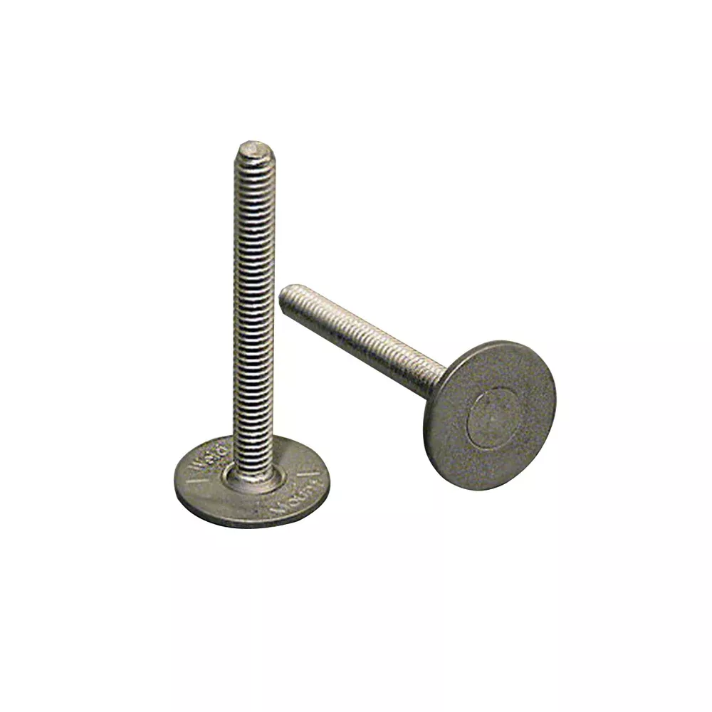 Weld Mount 1" Tall Stainless Panel Stud w/0.62" Base & #8 x 32 Thread