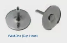 WELD-ONS CUP 1/2", .500 GRIP LENGTH SOLD AS 1000 PER BUCKET