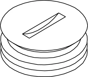 Wiremold 825A-1/2 800-Series 1/2" Abandon Plug, Brass