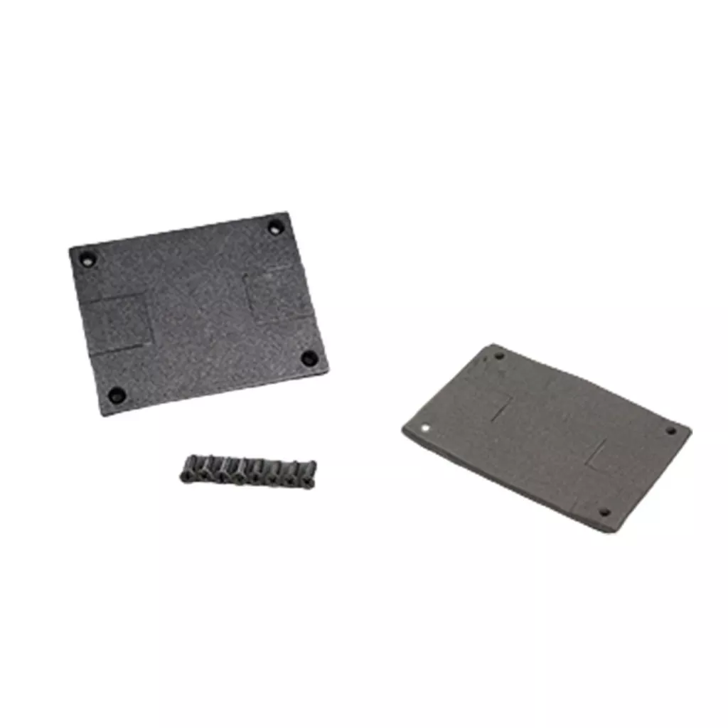 Wiremold 829PSTC-BRN 3-3/16 x 4-1/8" Brown Polycarbonate Data Slide Floor Box Communication Cover Plate