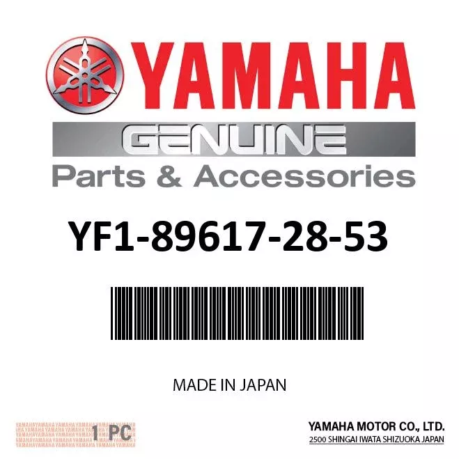 Yamaha Water Pipe Assembly YF1-89617-28-53
