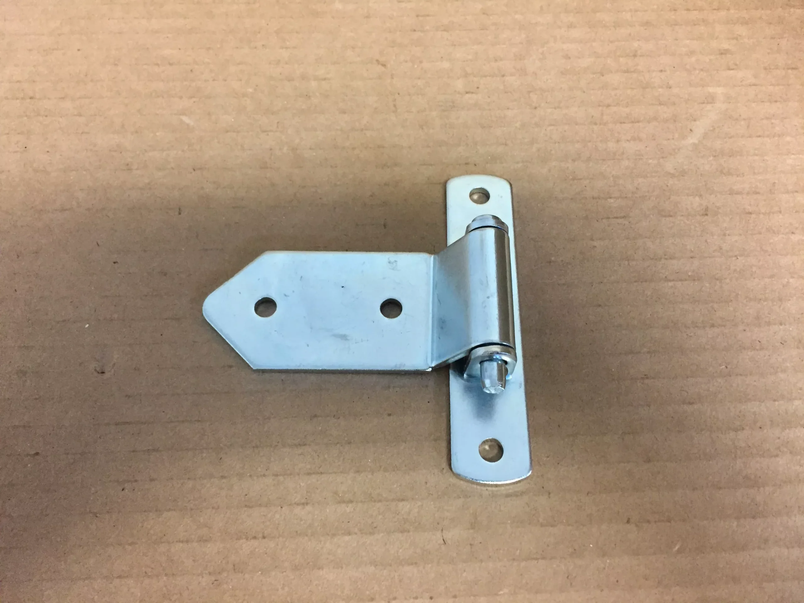 Zink Plated Flush Mount Hinge Assembly
